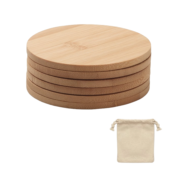Posavasos madera bambú