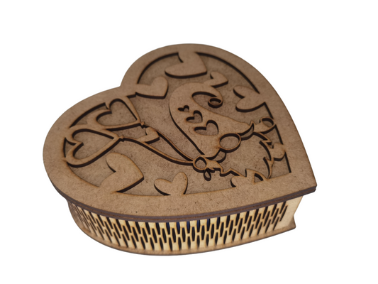 Caja corazón duende