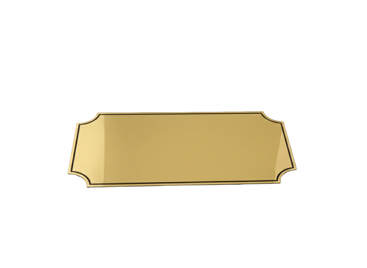 Placas buzón rectangular ranuras