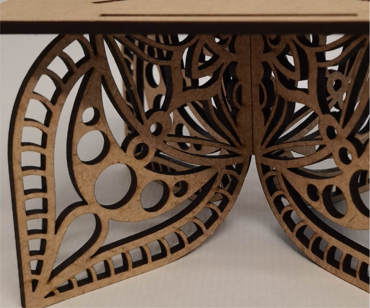 Soportes macetas MDF