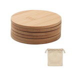 Posavasos madera bambú