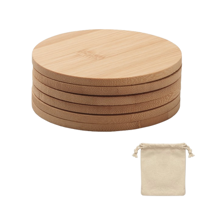 Posavasos madera bambú