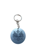Llaveros redondos bicolor personalizables
