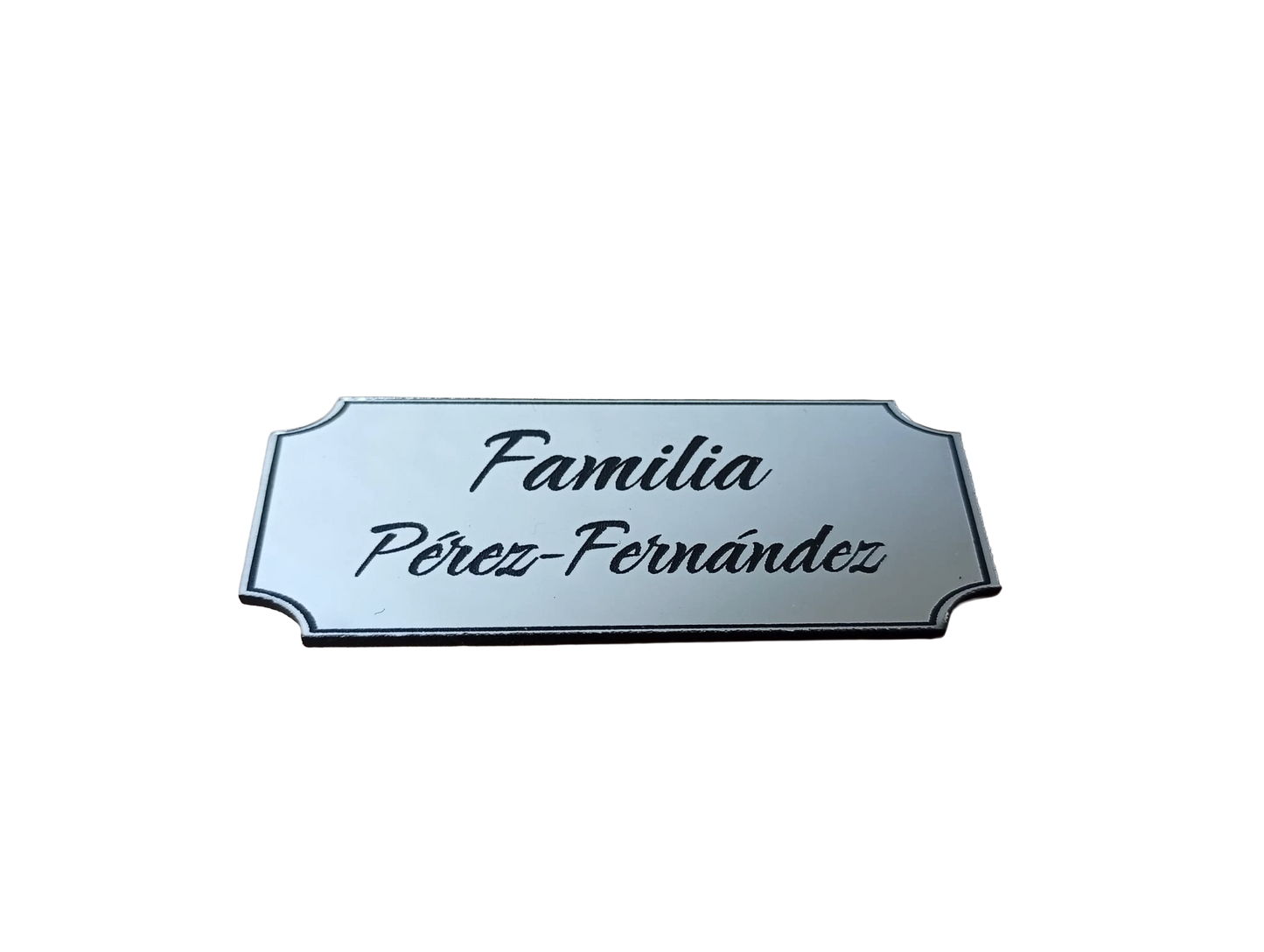 Placas buzón rectangular ranuras