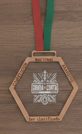 Medallas hexagonales