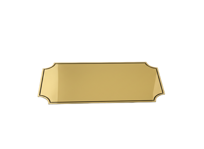 Placas buzón rectangular ranuras