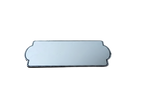 Placas buzón rectangular bordes