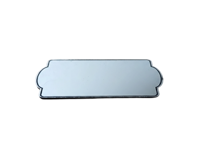 Placas buzón rectangular bordes