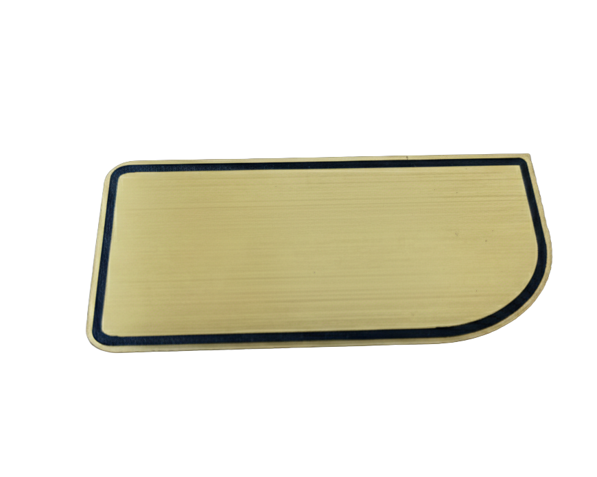 Placa Identificativa en Acrílico Bicolor