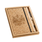 Libreta corcho ecologico con boligrafo