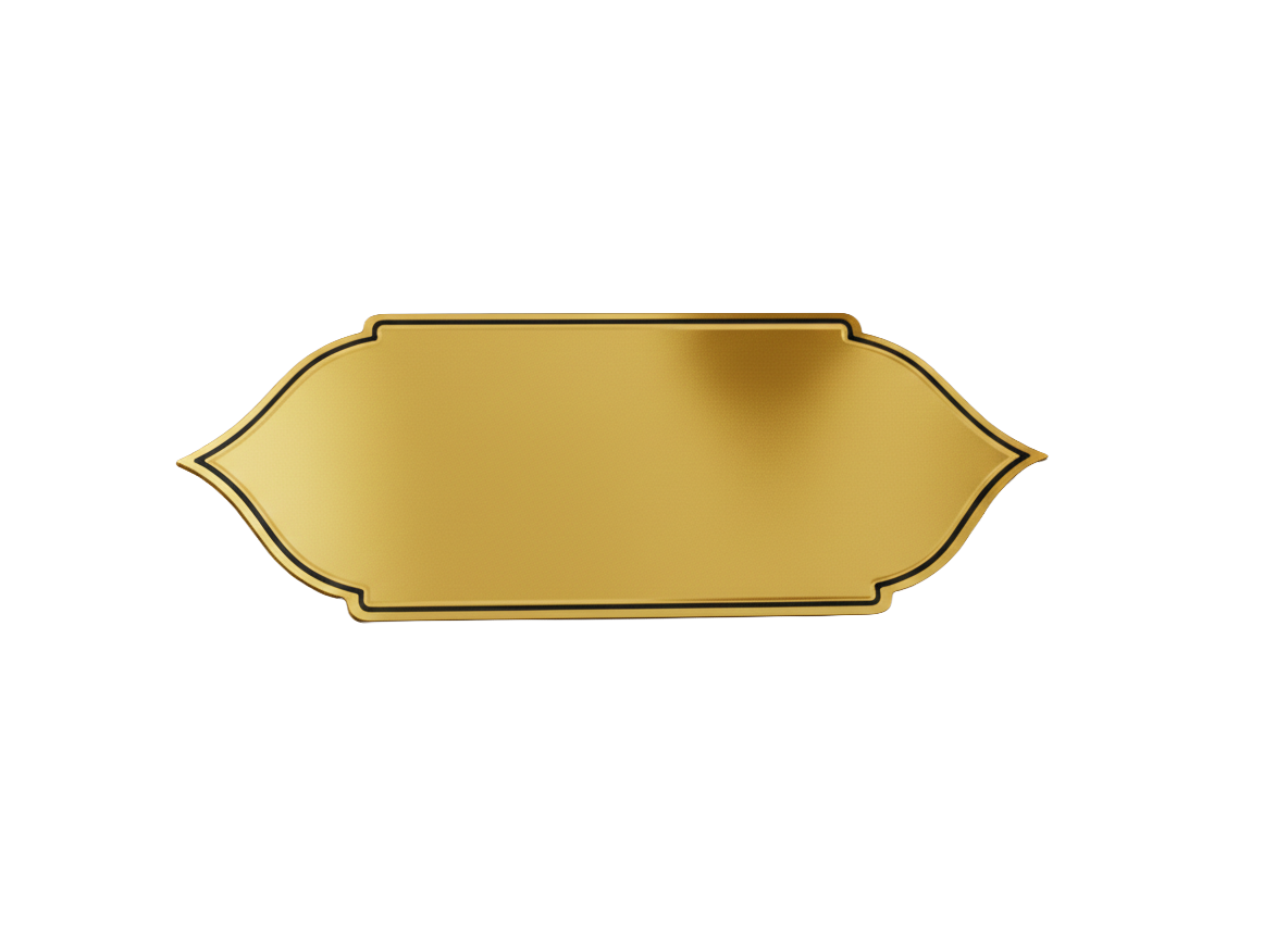 Placas buzón corchetes ranuras