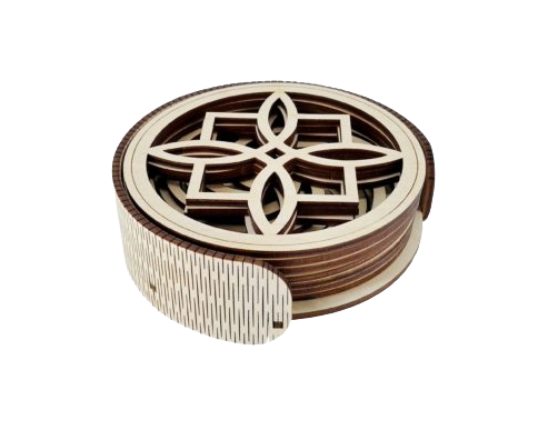 Pack de 8 Posavasos de Madera