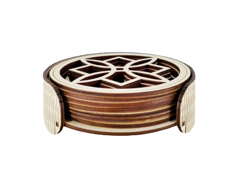 Pack de 8 Posavasos de Madera