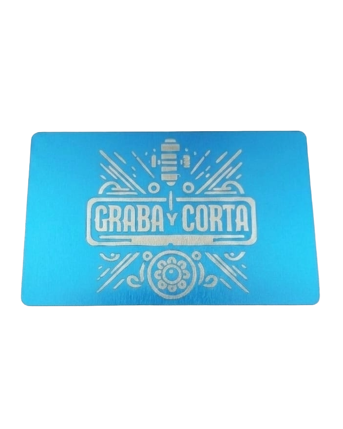 Tarjetas de Aluminio Anodizado Premium Personalizadas